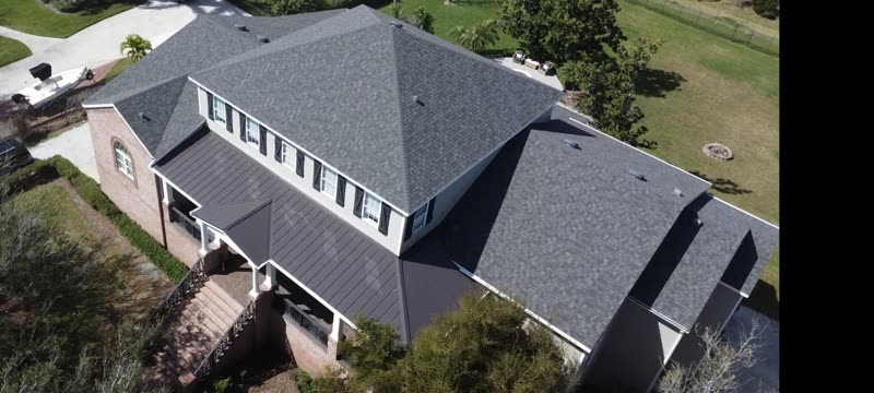 Roofing project near St. Augustine, FL